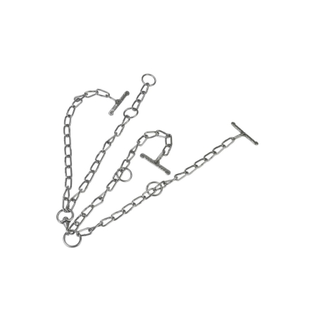 Łańcuch dla bydła, 2 części przedłużone, 60 cm, Ø 5 mm